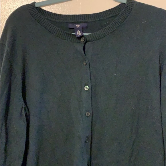 Dark/Forest Green Gap Cardigan Size XL - Picture 3 of 3